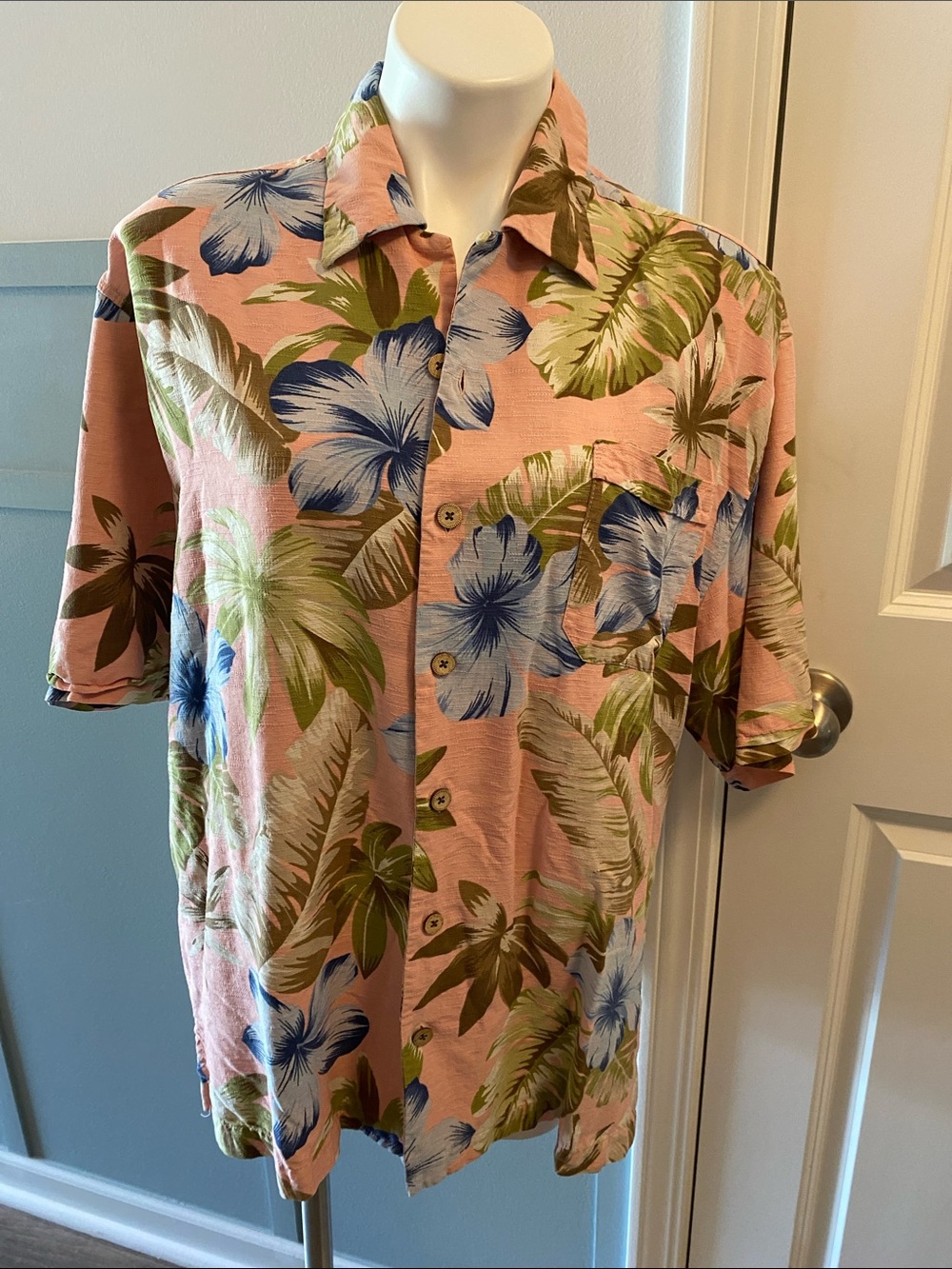 Tropical Floral Short-Sleeve Shirt